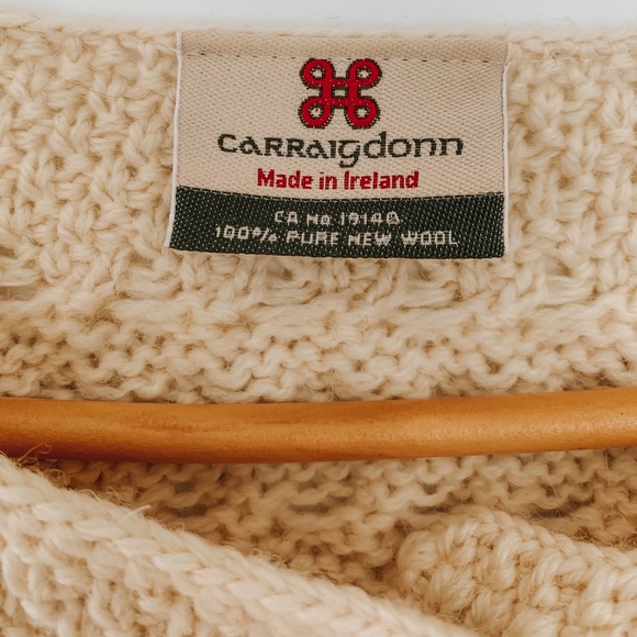 Carraig Donn Ladies 100% Wool Sweater - Picture 3 of 3